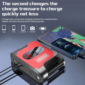 Car Battery Charger with Tire Inflator and Air Pump