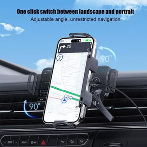 2024 High Intelligent Mobile Phone/Pad Holder, 2 in 1 Auto Rotating Phone Holder