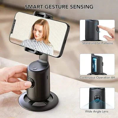 ❄❄❄New Products 50% off-360° Rotation Smart Auto Face Object Tracking Holder